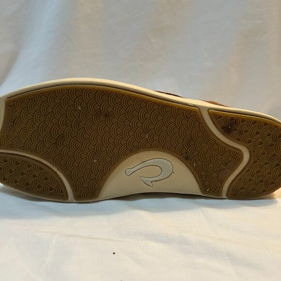 OluKai Men's Lae'ahi Lauhala Fox Woven Slip-On Loafers Men's 9.5 or EU 42.5 - Picture 5 of 8